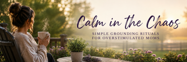 Calm in the Chaos: Simple Grounding Rituals for Overstimulated Moms